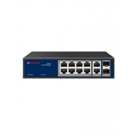 CP PLUS POE SWITCH 8+2 FULL GIGABIT  CP-ANW-GPU8G2-N12