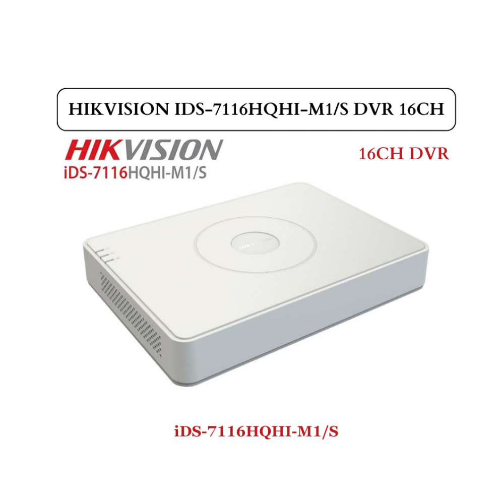 HIKVISION DVR 16CH 7116HQHI-M1/S