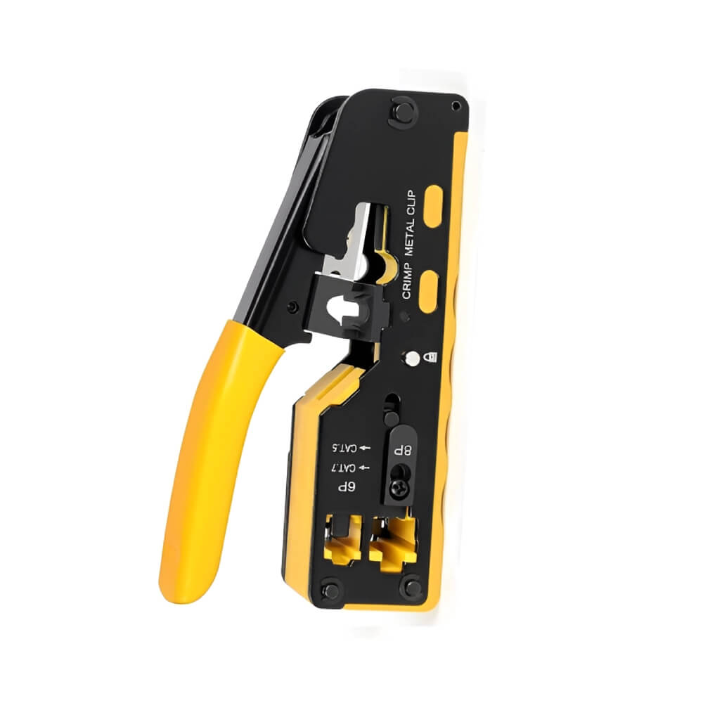CRIMPING TOOL FOR PASS THRU MODULAR