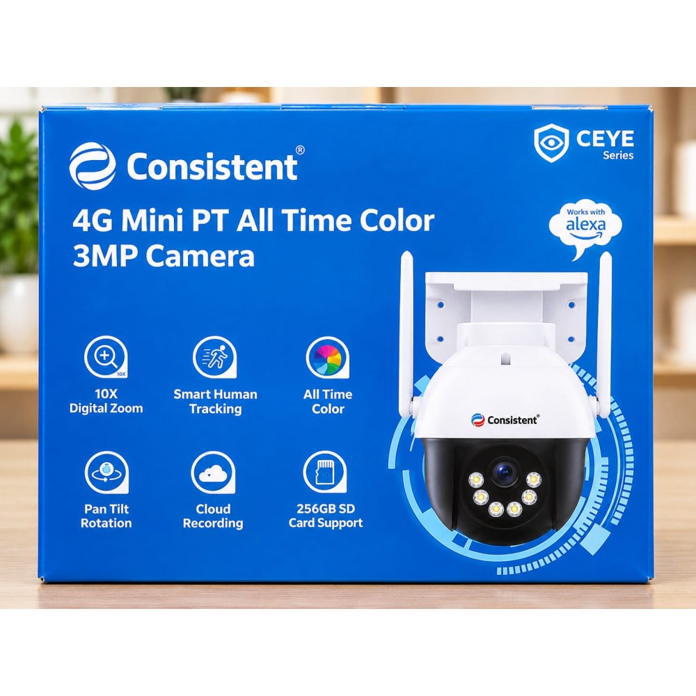 CONSISTENT 3MP 4G PAN TILT CAMERA CT-CM-3M4GPT