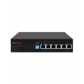 CP PLUS 6 PORT FAST ETHERNET SWITCH 4 POE +2 UP-LINK  CP-ANW-HP4H2-6