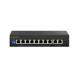 CP PLUS 10 PORT FAST ETHERNET SWITCH 8 POE +2 UP-LINK  CP-ANW-HP8H2-96