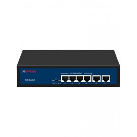 CP PLUS 6 PORT FAST ETHERNET SWITCH 4 POE +2 UP-LINK  CP-DNW-HPU4H2-48-V2