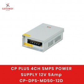 CP PLUS 4CH SMPS POWER SUPPLY 12V 5Amp CP-DPS-MD50P-12D