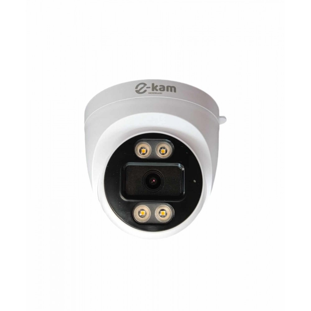 E-KAM 5MP IP DOME CAMERA COLORVU  WITH AUDIO