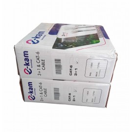 E-KAM 3+1 CCTV CABLE 180 METER BOX