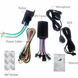 GW09 GPS VEHICLE TRACKING SYSTEM WITH SOS ,MIC AND RELAY