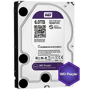 WD PURPLE 6TB SURVEILLANCE HARD DRIVE (WD64PURZ)