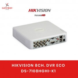 HIKVISION 8CH. DVR ECO DS-7108HGHI-K1