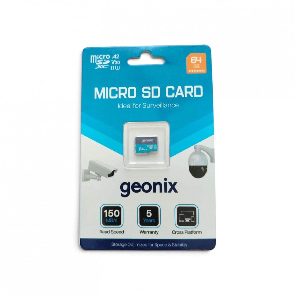 GEONIX 64GB MEMORY CARD