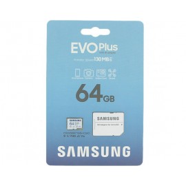 SAMSUNG EVO PLUS 64GB MICRO SD CARD  V10 WITH SD ADAPTER