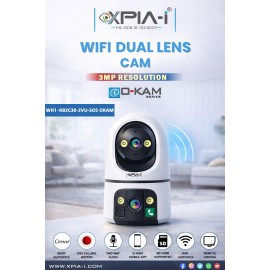 XPIA 3MP+3MP DUAL ROBO 360 WIFI CAMERA WIFI-RB2C30-2VU-SOS-OKAM