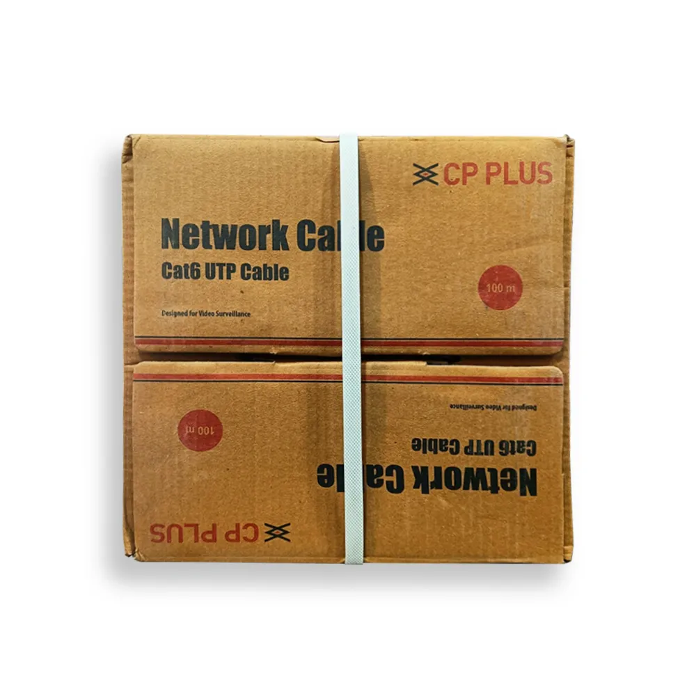 CP PLUS CAT6 UTP LAN CABLE (COPPER) 100 MTR CP-EUT-6TGL23-100