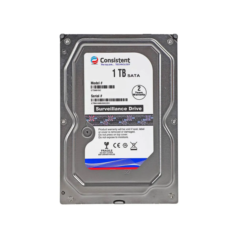 CONSISTENT 1TB HARD DISK DRIVE