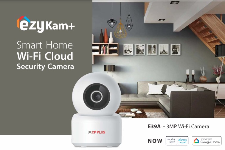 CP PLUS 3MP WIFI CAMERA CP-E39A EZYKAM