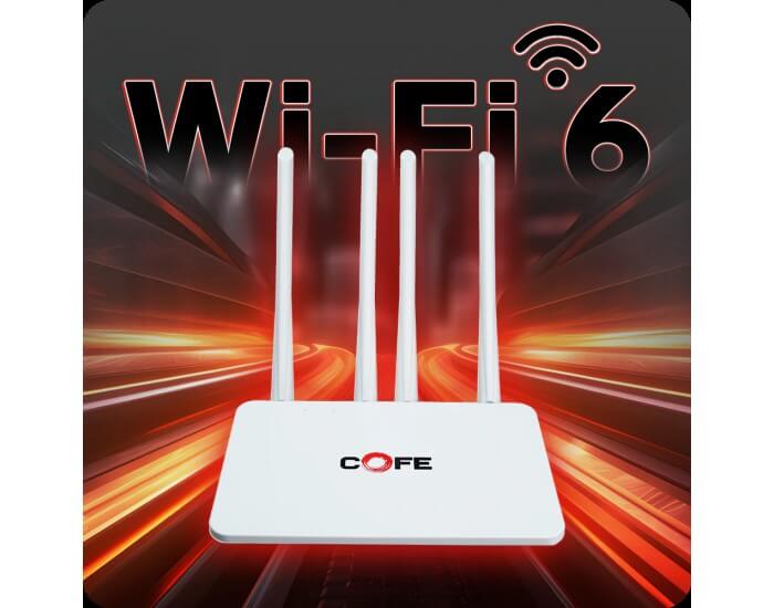 COFE 4G ROUTER MODEL CF-05CT4 - 4 ANTENNA WITH ADAPTER