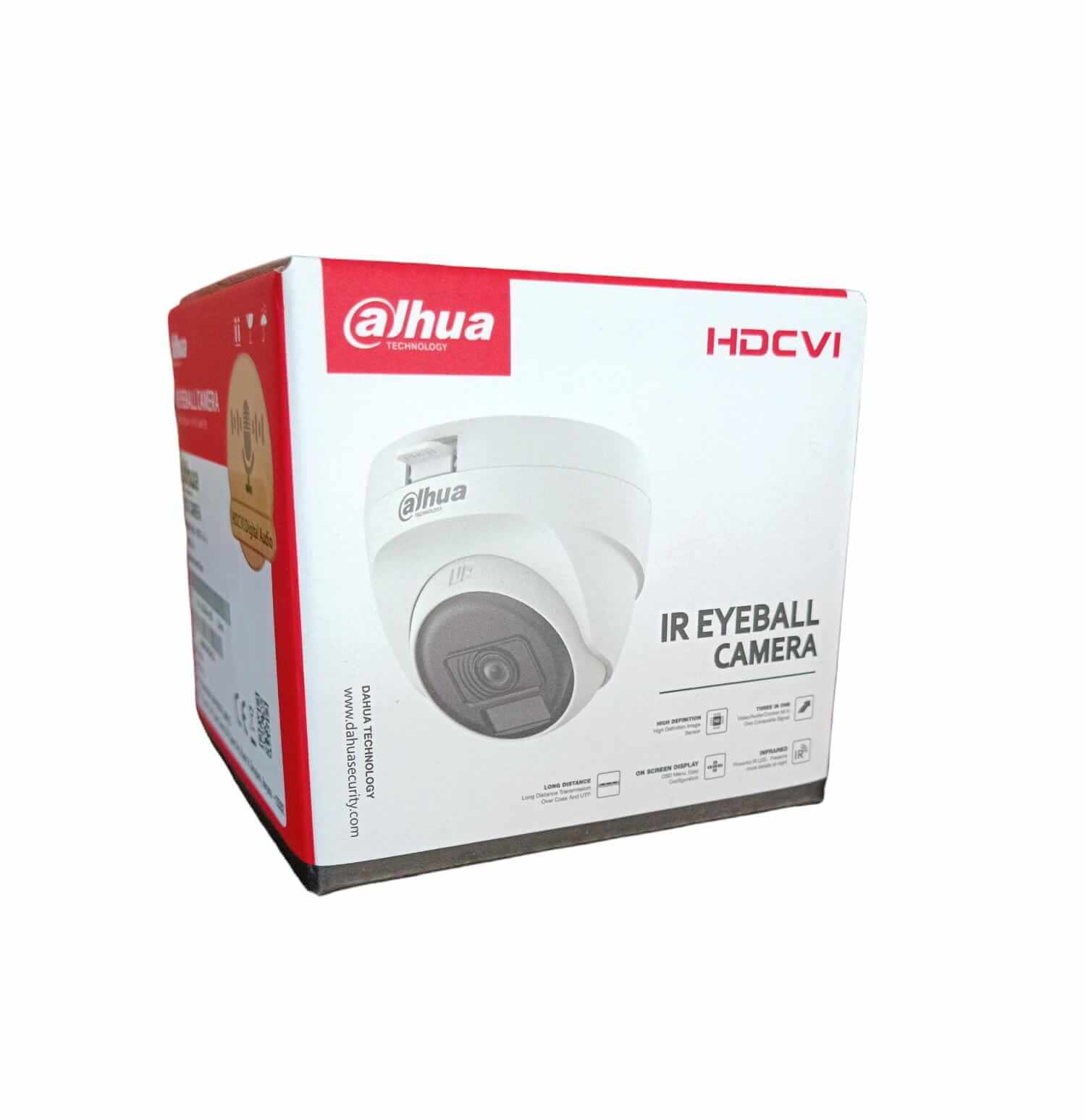 DAHUA 2MP AUDIO DOME CAMERA DH-HAC-T1A21P-U-A BUILT-IN MIC