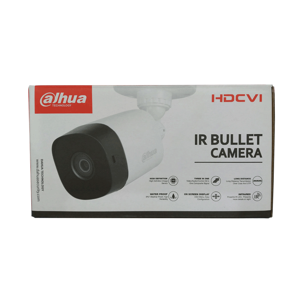 DAHUA 2MP AUDIO BULLET CAMERA DH-HAC-B1A21P-A BUILT-IN MIC