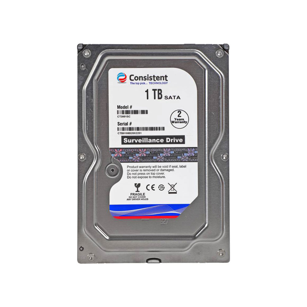 CONSISTENT 1TB SURVEILLANCE HARD DISK DRIVE