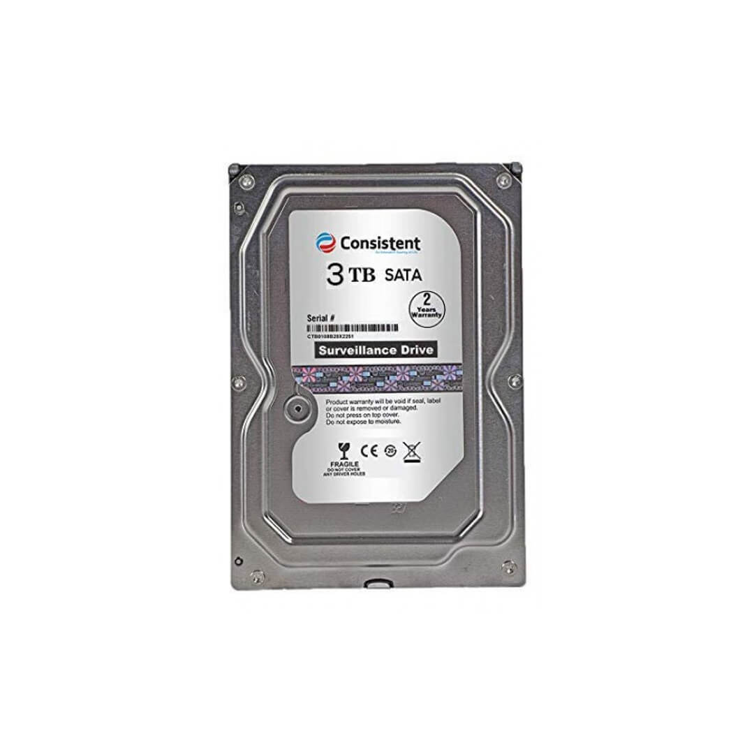 CONSISTENT 3TB SURVEILLANCE HARD DISK DRIVE