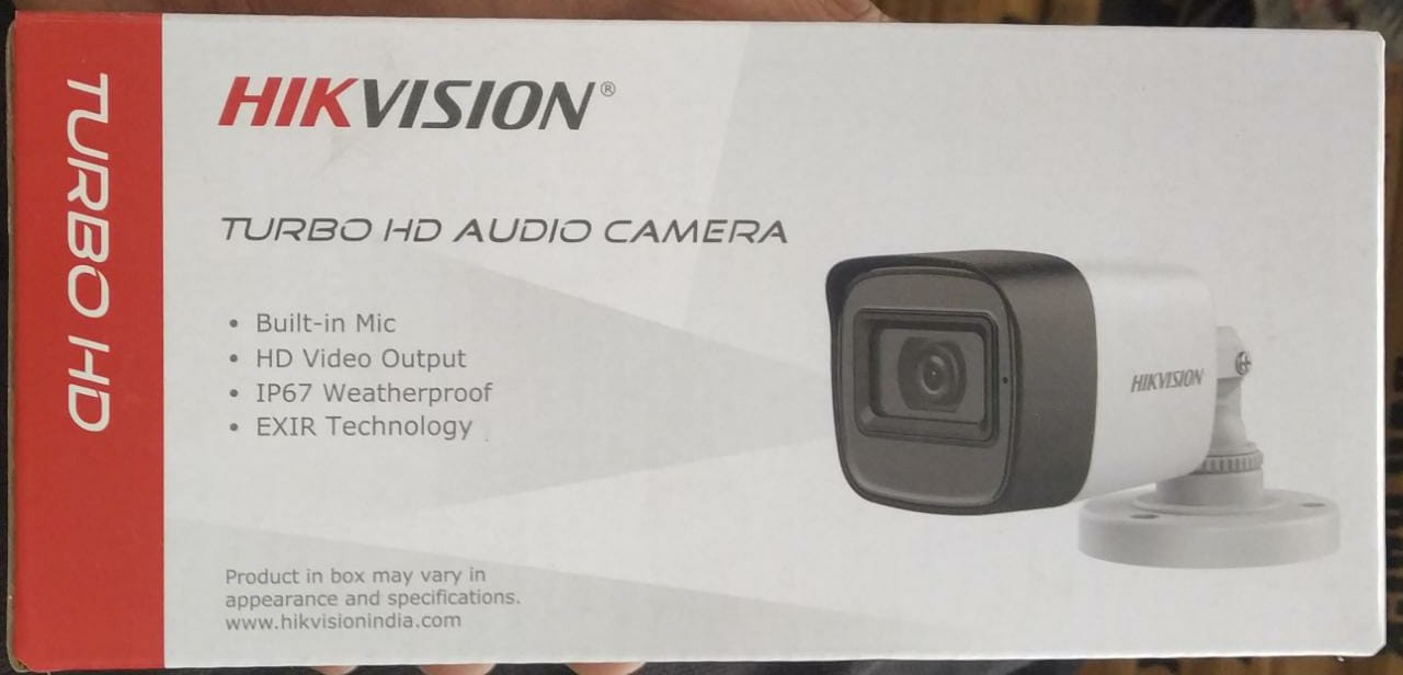 HIKVISION 2MP BULLET IN-BUILT AUDIO CAMERA DS-2CE16D0T-ITPFS