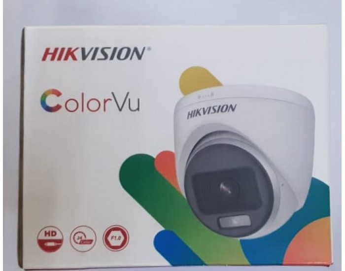 HIKVISION 2MP DOME COLORVU CAMERA WITH MIC DS-2CE70DF0T-PFS